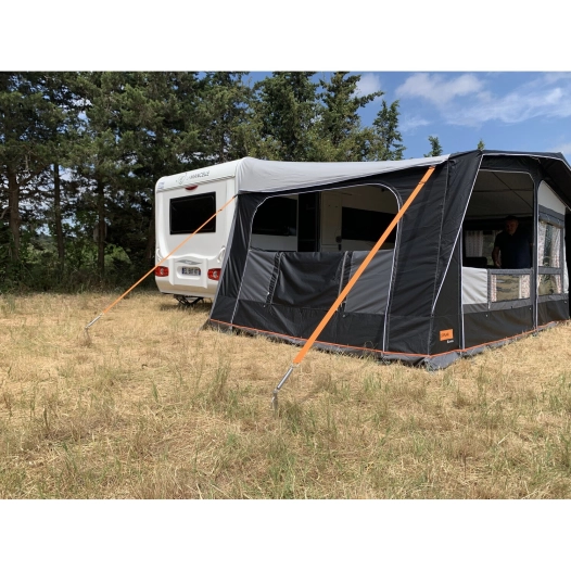 sangles d'arrimage auvent coloris orange - soplair