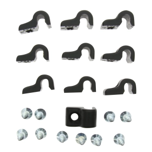 chappes de fixation + vis pour filet de protection