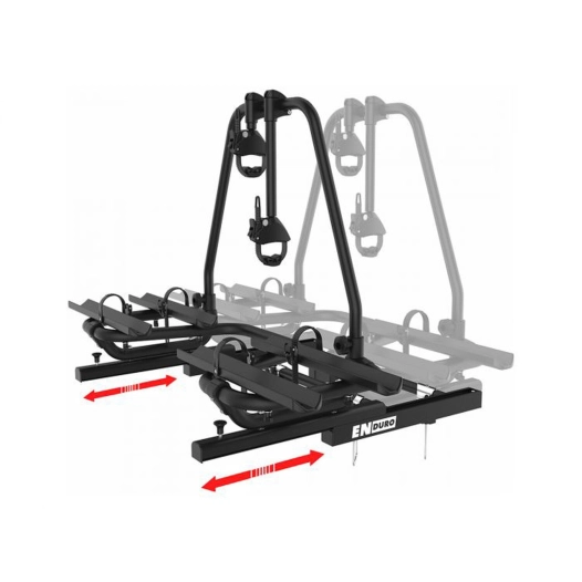 porte-vélos caravane bc260 coulissant black edition - enduro