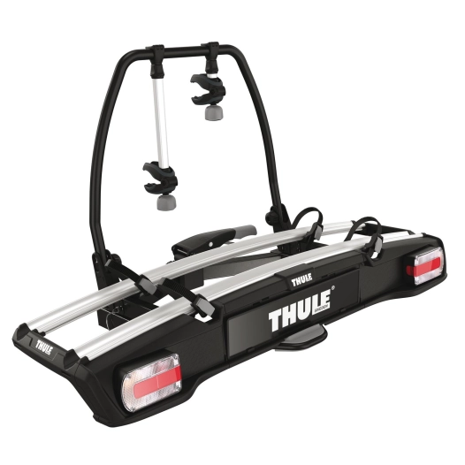 porte-vélos velospace xt 13pin sur boule d'attelage 2 vélos - thule