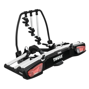 porte-vélos velospace xt 13pin sur boule d'attelage 3 vélos - thule