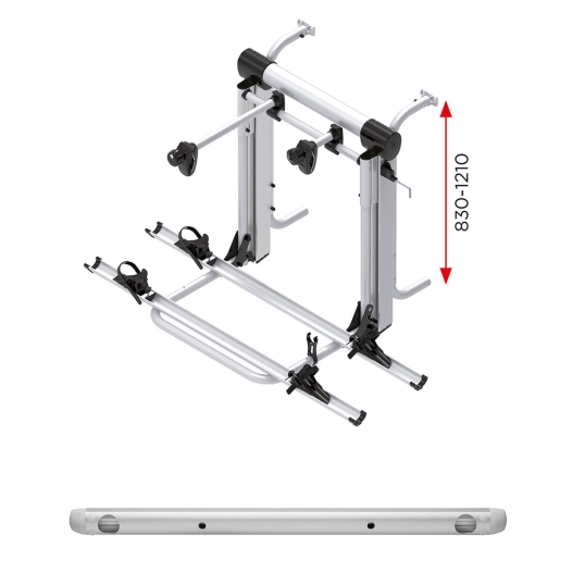 porte-vélos bike lift br-system modèle short rail - br-systems