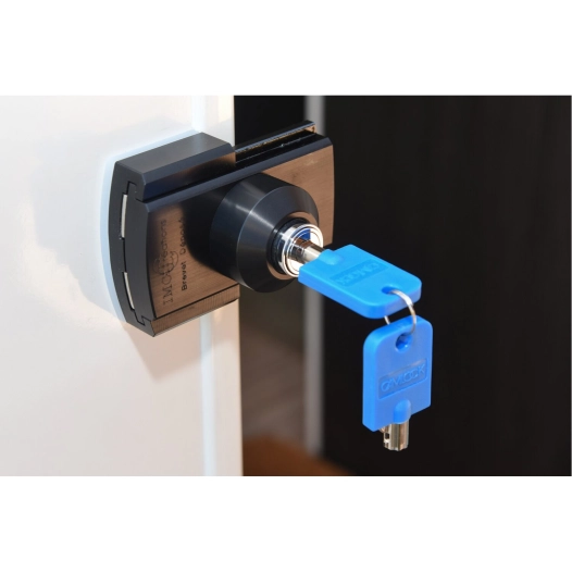 verrou extérieur/intérieur pour porte cellule noir - imc