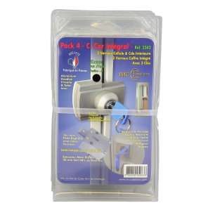 pack sécurité complet véhicules intégraux - 4 verrous (intégrés) - imc