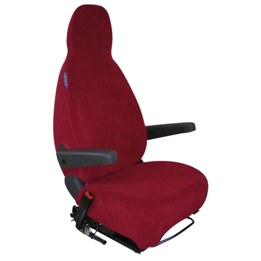housses de siège éponge coton extensible bordeaux