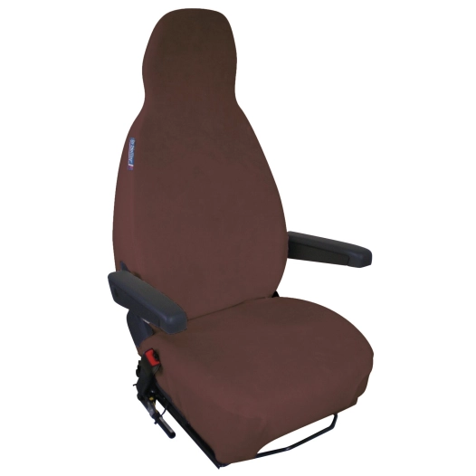 housses de siège éponge coton extensible chocolat