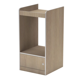 colonne frigo 1 porte rangt sup pour réfrigérateur trimixte 60l rm5310 bois stratifié cérusé 2 faces - conversion van