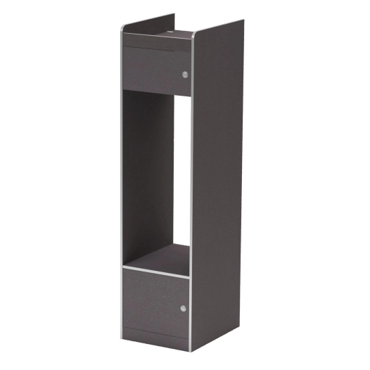 colonne frigo 2 portes rangemt sup réfrigérateur à compression t1090/2090 en bois stratifié uni 2 faces - conversion van