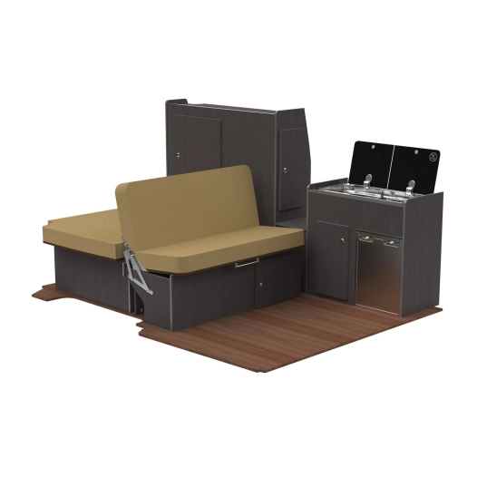 kit sydney en bois stratifié cérusé l1 - conversion van