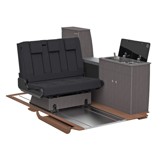 demi kit sydney ride l1 en bois stratifié cérusé - conversion van