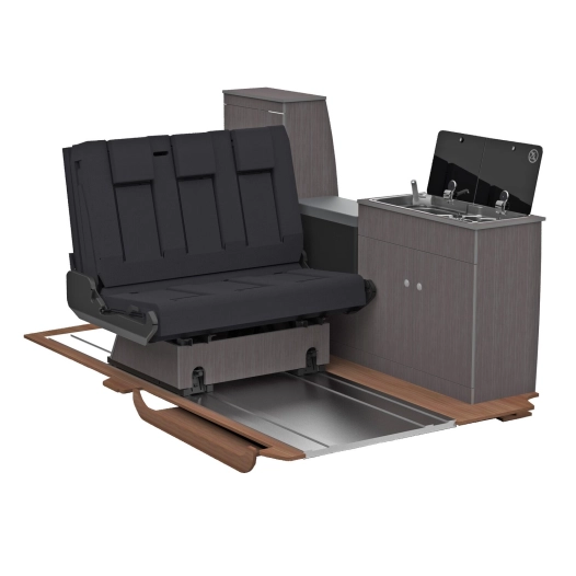 demi kit sydney ride l2 en bois stratifié uni - conversion van