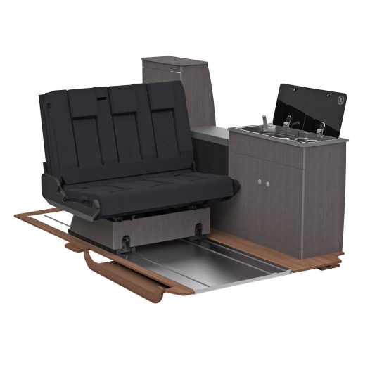 demi kit sydney ride l1 en bois stratifié uni - conversion van