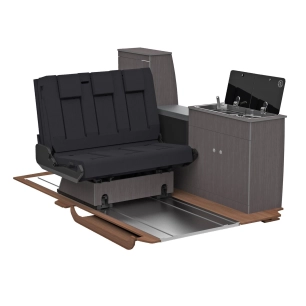 demi kit sydney ride l3 en bois stratifié uni - conversion van