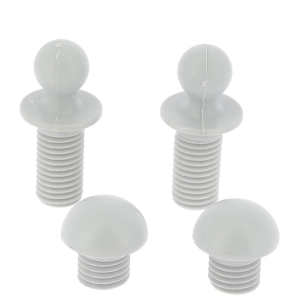 embouts de repose-jambes blanc pour fauteuils - westfield