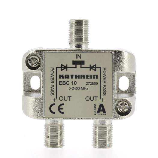 répartiteur satellite 1 entrée 2 sorties - kathrein