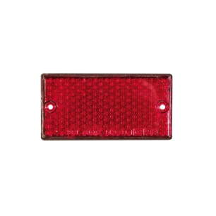 catadioptre rectangulaire rouge