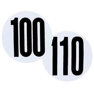 disque adhésif de limitation de vitesse 100 km/h