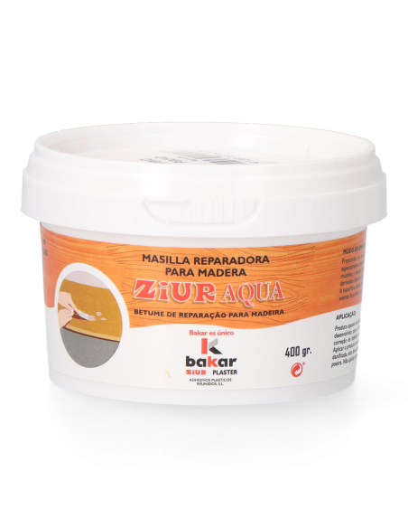 Mastic Bois Ziur Aqua Pin Mastic de réparation bois, séchage rapide, couleur pin - BAKAR