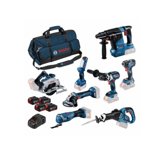 kit 8 outils 4x5ah sac outil