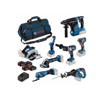 kit 8 outils 4x5ah sac outil