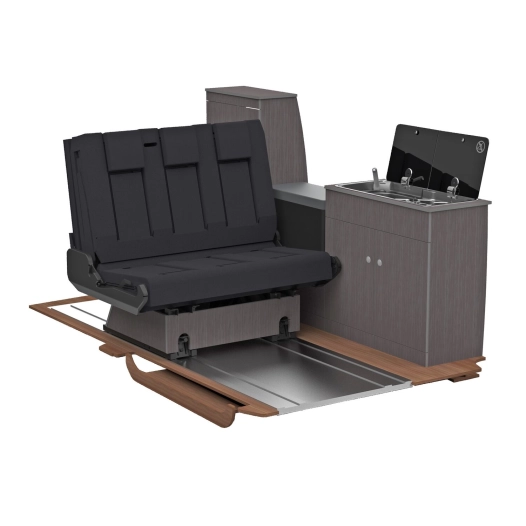 demi kit sydney ride l2 en bois stratifié uni - conversion van