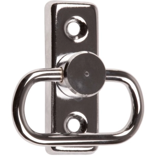 bouton anneau chrome