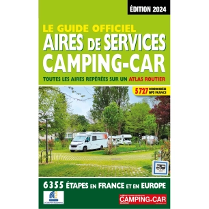 le guide officiel aires de services camping-car 2024