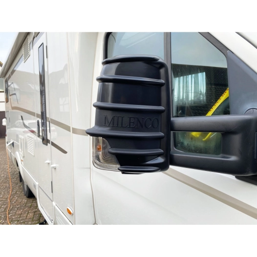 coques bumper de protection pour rétroviseur sprinter à partir de 2007 - noir - milenco