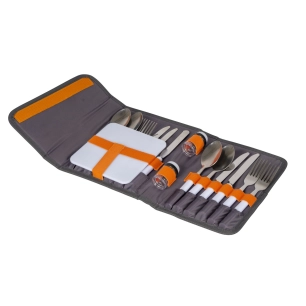 pochette couverts picnic 16 pièces - bo-camp