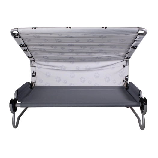 lit pour animaux avec toit dog-bed largeur 66 - disc-o-bed