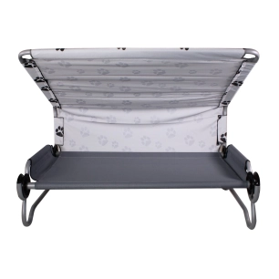 lit pour animaux avec toit dog-bed largeur 66 - disc-o-bed