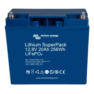 batterie litihum super pack 12,8v / 20ah m5 - victron