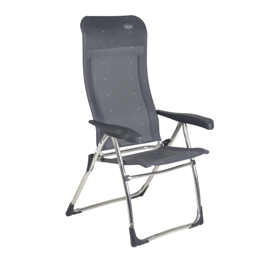 fauteuil classic dossier haut gris al-212 - crespo