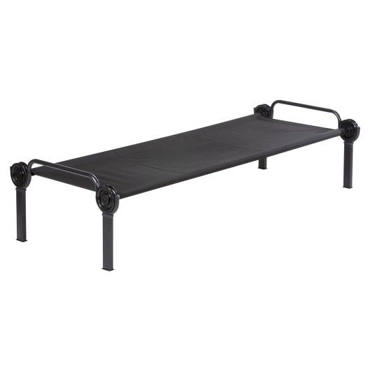 lit de camp one l66 noir - disc-o-bed