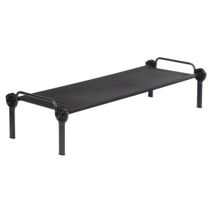 lit de camp one l66 noir - disc-o-bed