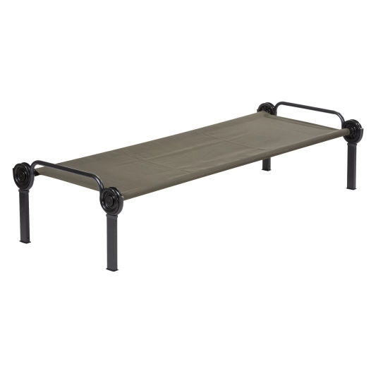 lit de camp one l66 vert olive - disc-o-bed