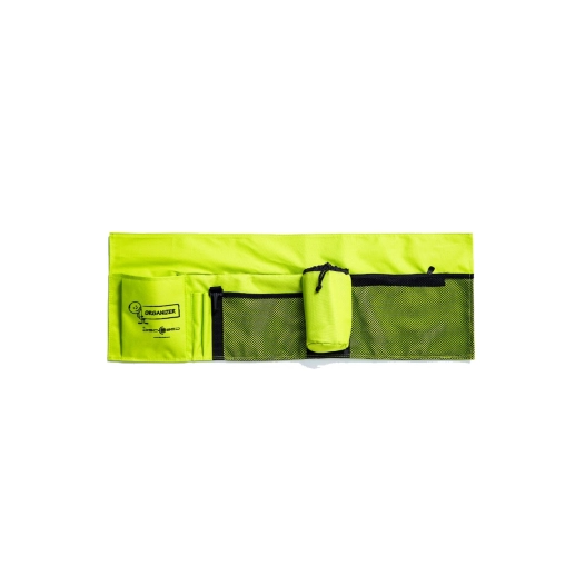 organiseur latéral pour lit enfant - vert fluo - disc-o-bed