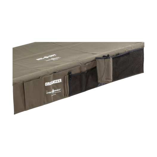 organiseur latéral pour lit adulte - vert olive - disc-o-bed