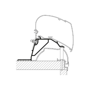 adaptateur de stores hobby caravan 2024 - thule