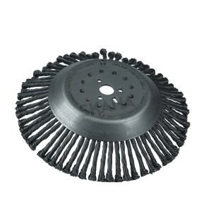 brosse de désherbage ø 350 mm avec brins en métal. pour modèles as-motor as 30 e-weedhex, as 30 weedhex 140, as 30 weedhex 160.