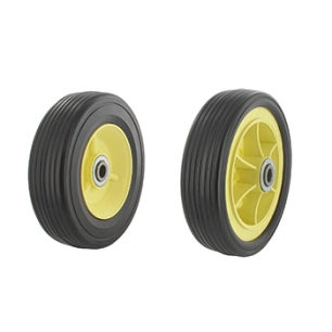 roue pour sabot ø150mm, largeur 39mm pour axe de 12mm. remplace origine 12310 et sa12310 sur machines 33-el, 33-es, 43-el, 43-es