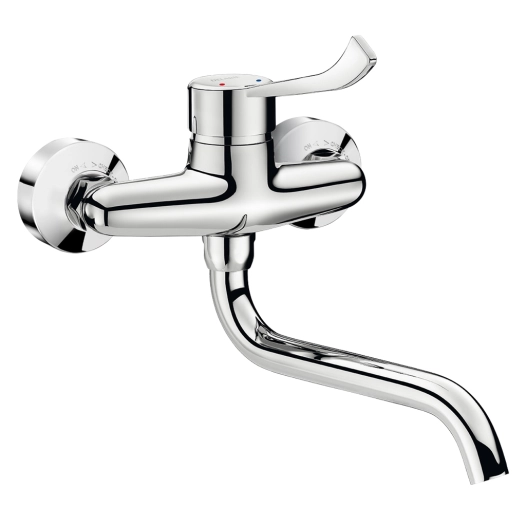 mitigeur evier mural meca a