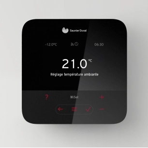 Thermostat d'ambiance programmable filaire - MiSet - Saunier Duval