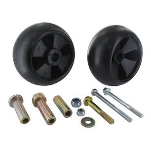 roue anti-scalp (1 pièce) adaptable john deere pour modèles 737, 757 ztrak avec carters de coupes de 60. avec visserie. compatib