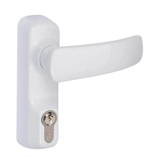 Poignee bequille pour cylindre - grand modele - blanc - ISEO