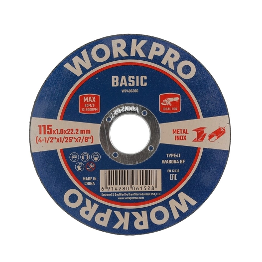 100 disque de coupe pour métal/t41 ø 115 x 1 x 22,2 mm