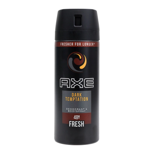 2 deodorant axe bodyspray 'dark temptation' 150ml