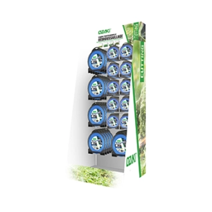 présentoir avec assortiment de fil ozaki pro-core line.