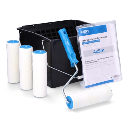 set promotionnel rouleau + moyeu + pièces de rechange 3 unités + couvercle plastique tout