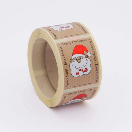 étiquettes adhésives de noël, 250 unités, 45 x 35 mm